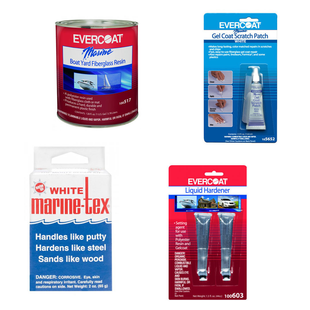 Boat Maintenance & Hardware Fiberglass, Gelcoat & Fillers Boater's